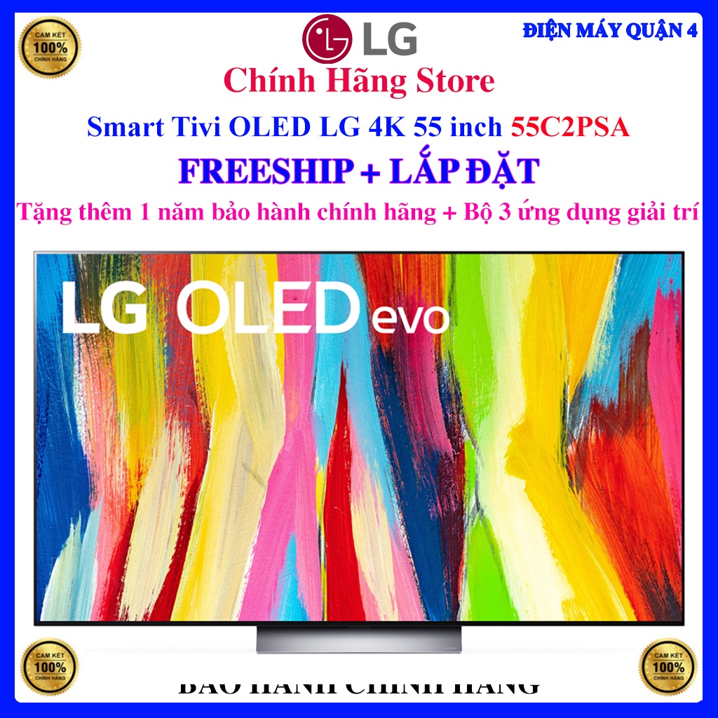 [LG OLED55C2PSA] Smart Tivi OLED LG 4K 55 inch 55C2PSA, New 2022