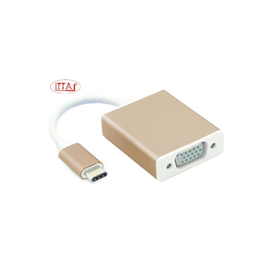 Cáp Chuyển Đổi Type C Sang VGA ,Cáp Chuyển Đổi USB Type-C Sang VGA độ phân giải 4K