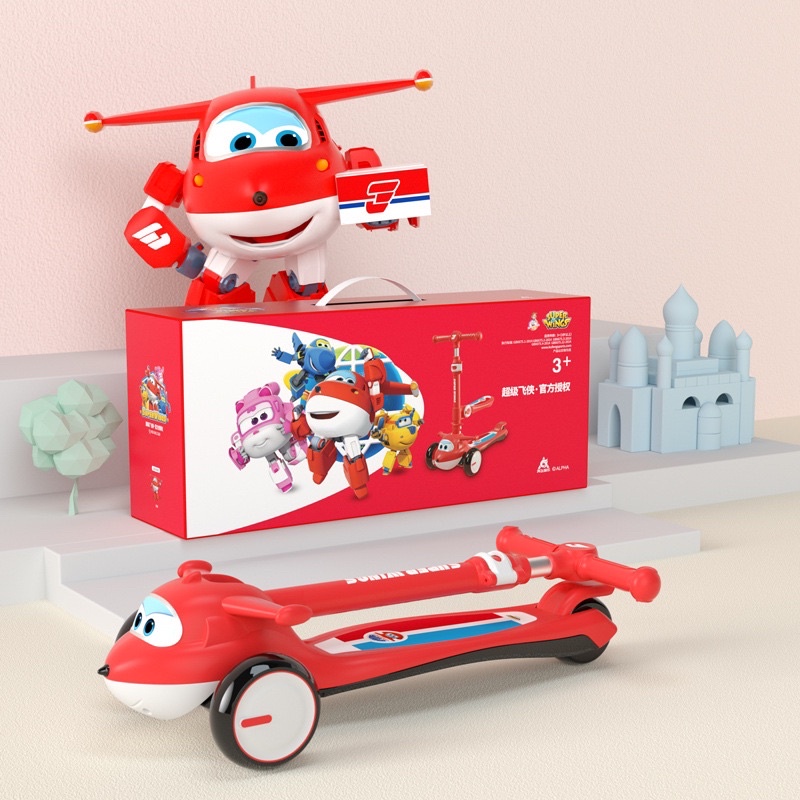 Xe lắc- Xe ba bánh- Scooter bản Super Wings