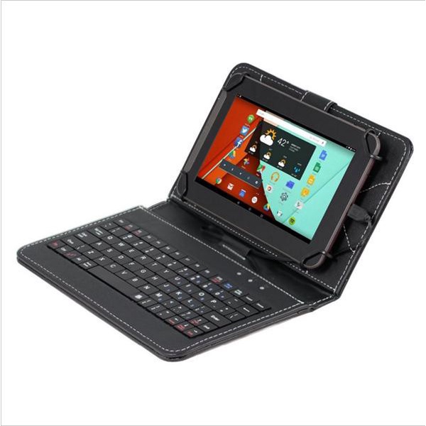 Bao Da Nắp Gập Kèm Bàn Phím & Chân Đế Cho Máy Tính Bảng 7inch