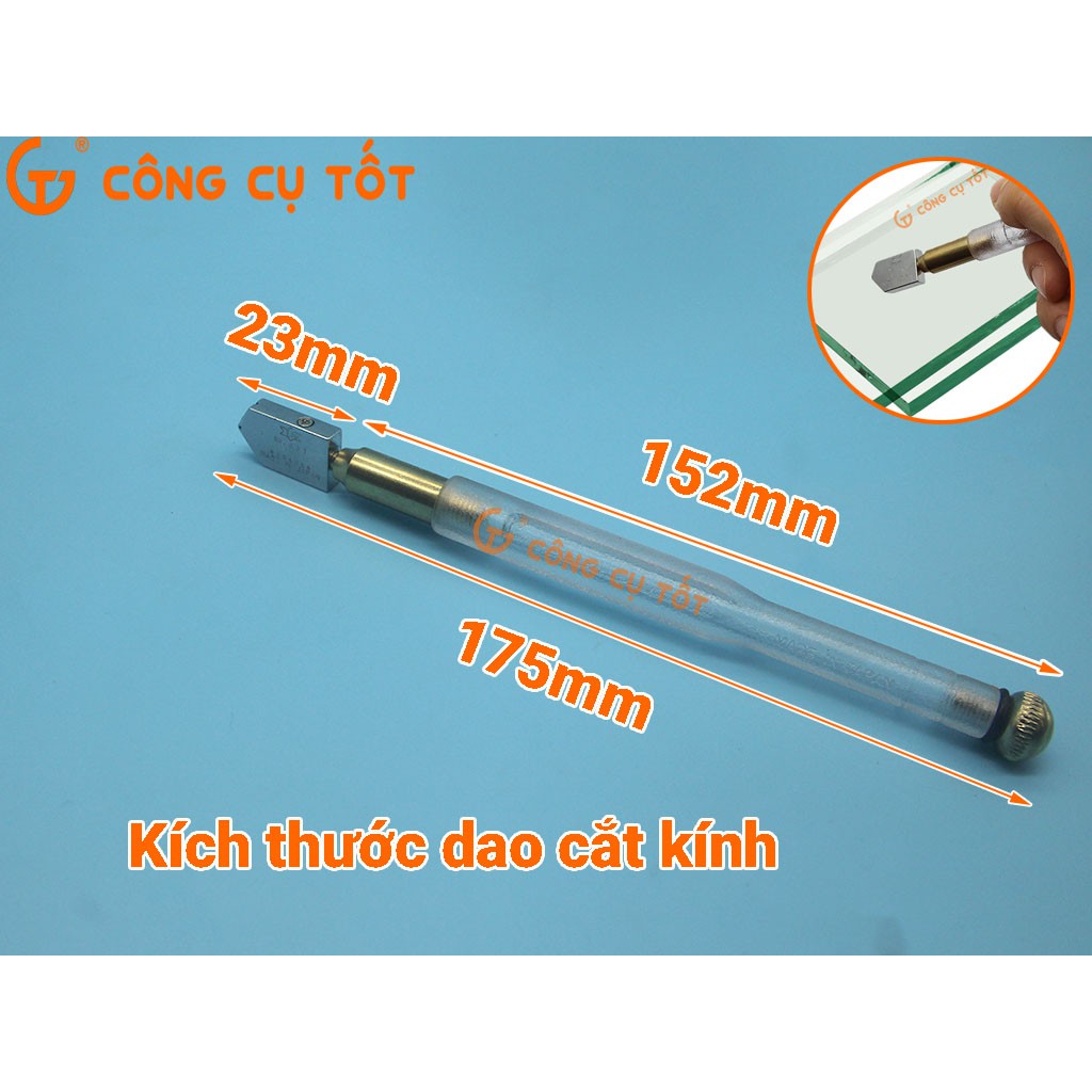 Dao cắt kính Nhật vỉ đỏ NS051 kèm tra dầu