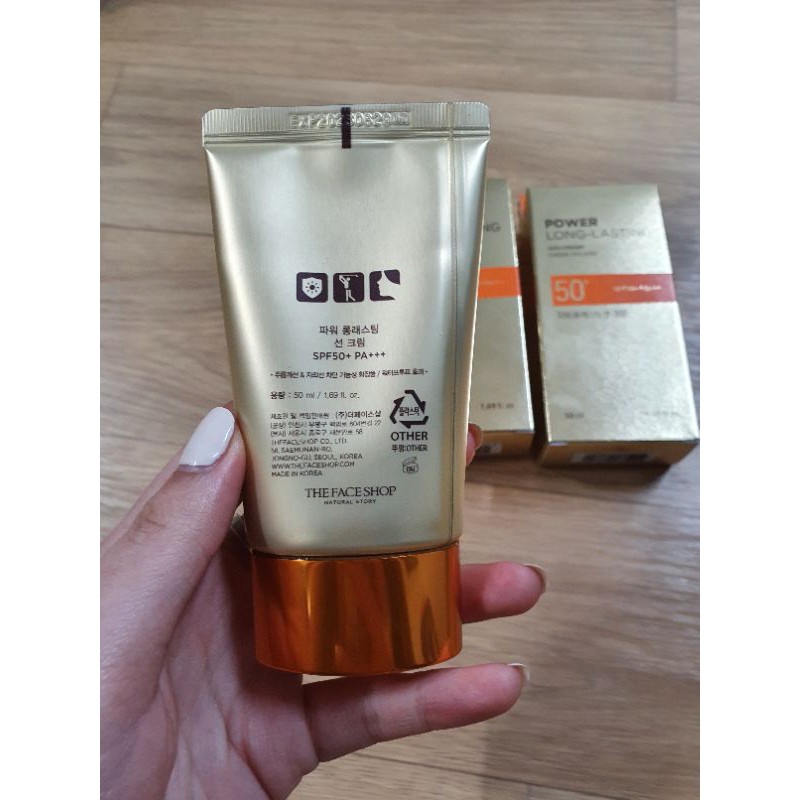 Kem chống nắng NATURAL SUN ECO POWER LONG-LASTING SUN CREAM SPF50+ PA+++