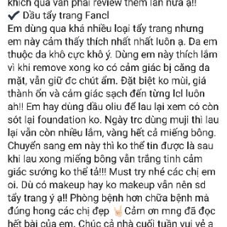 Dầu tẩy trang fancl