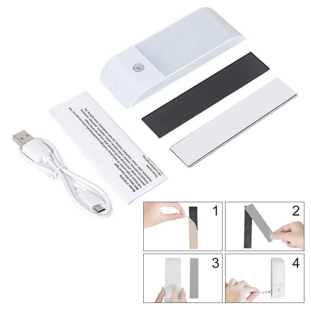 WTTLE Wall Lamps Multipurpose Wardrobe Light Rechargeable Closet Lamp