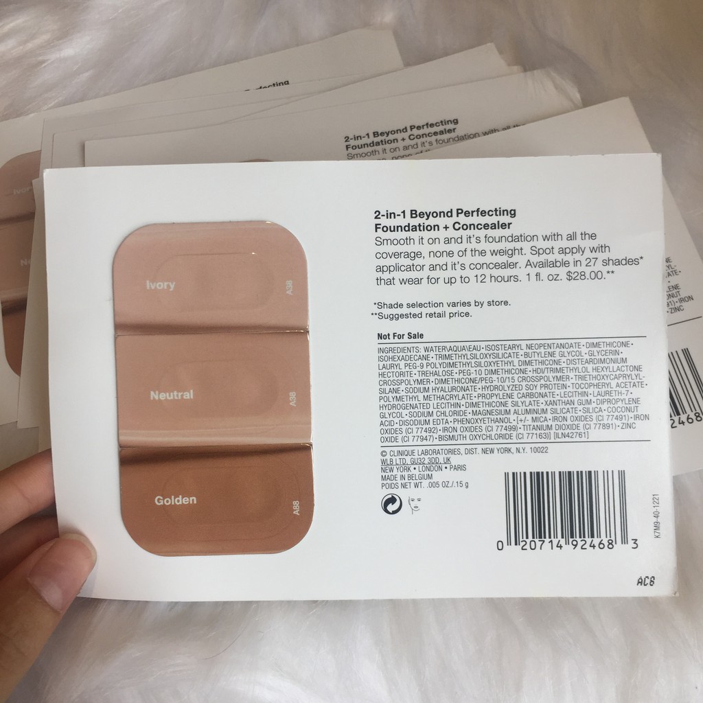 Kem Nền & Che Khuyết Điểm Clinique Beyond Perfecting Foundation + Concealer - [Có bill US] | BigBuy360 - bigbuy360.vn