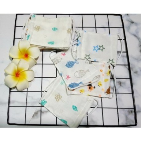 Khẩu trang xô họa tiết dễ thương cho bé
