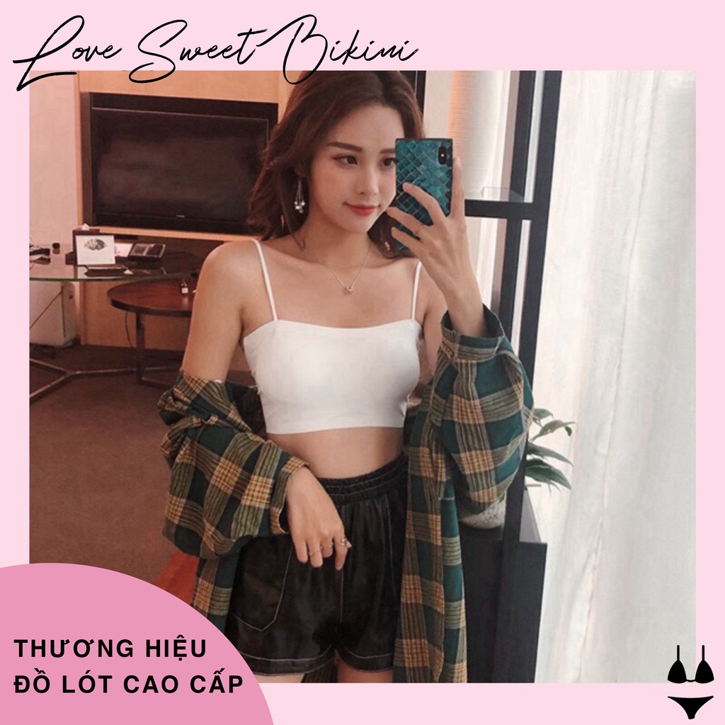 Áo Bra Quây Trơn Có Đệm Ngực 2 Dây | BigBuy360 - bigbuy360.vn