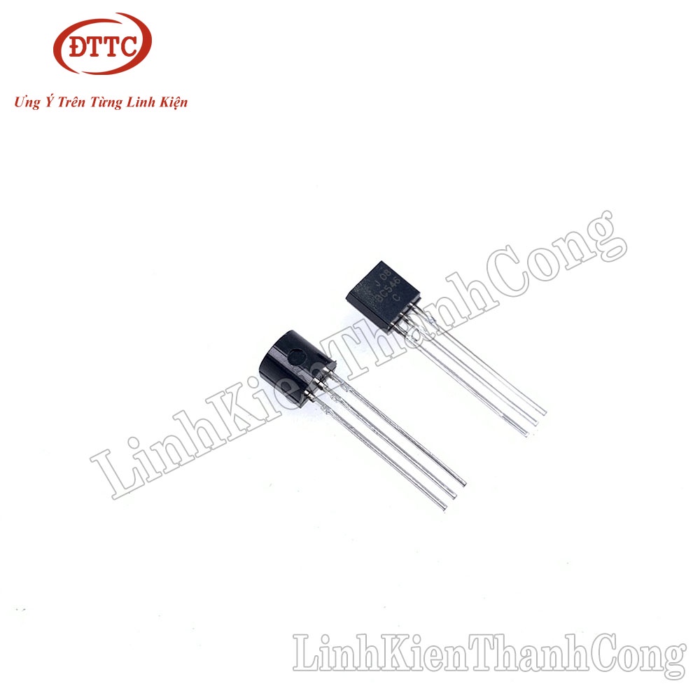 Bộ 2 Chiếc BC546 TRANSISTOR NPN 0.1A 65V TO92