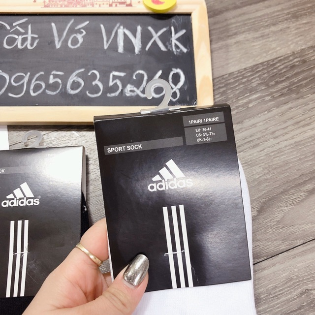 Tất / Vớ Adidas Cao Cổ - Hàng Chính Hãng - full hangtag