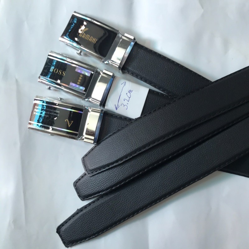 thắt lưng nam khoá lăn - dây nịt học sinh bảng 3.2 cm