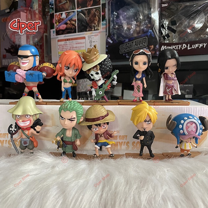 Bộ 10 Team mũ rơm - Mô hình One Piece