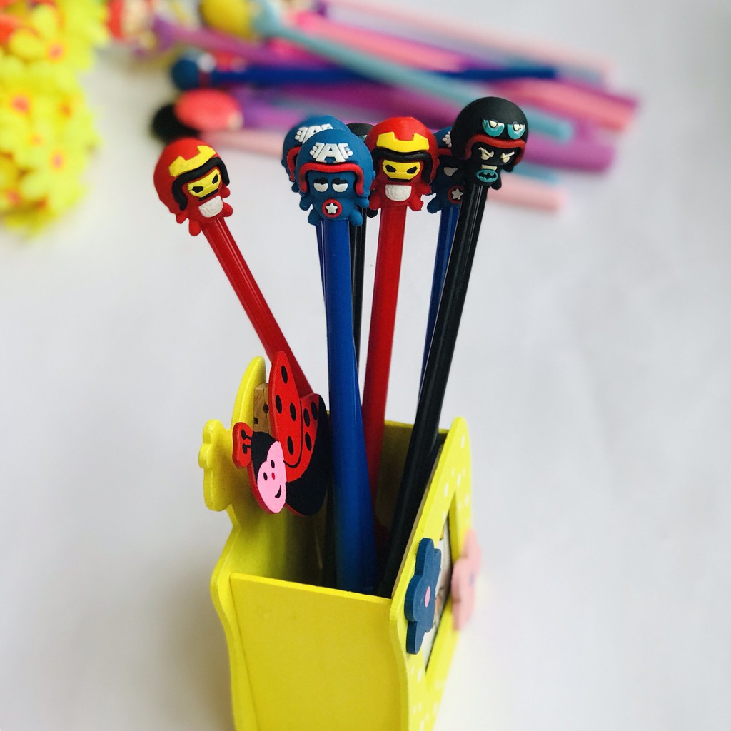 Bút các siêu anh hùng marvel siêu cute, đáng yêu cho bé