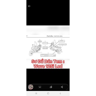 Bộ tem Wave 125i 2019-2020