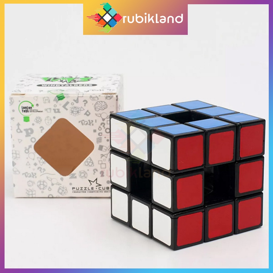 Rubik Biến Thể LanLan Void Cube 3x3 Rubic 3 Tầng Đồ Chơi Trí Tuệ Trẻ Em