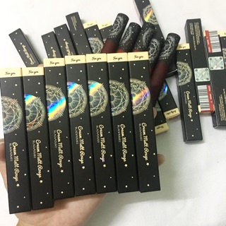 Son kem lì black rouge cream matt rouge color chart