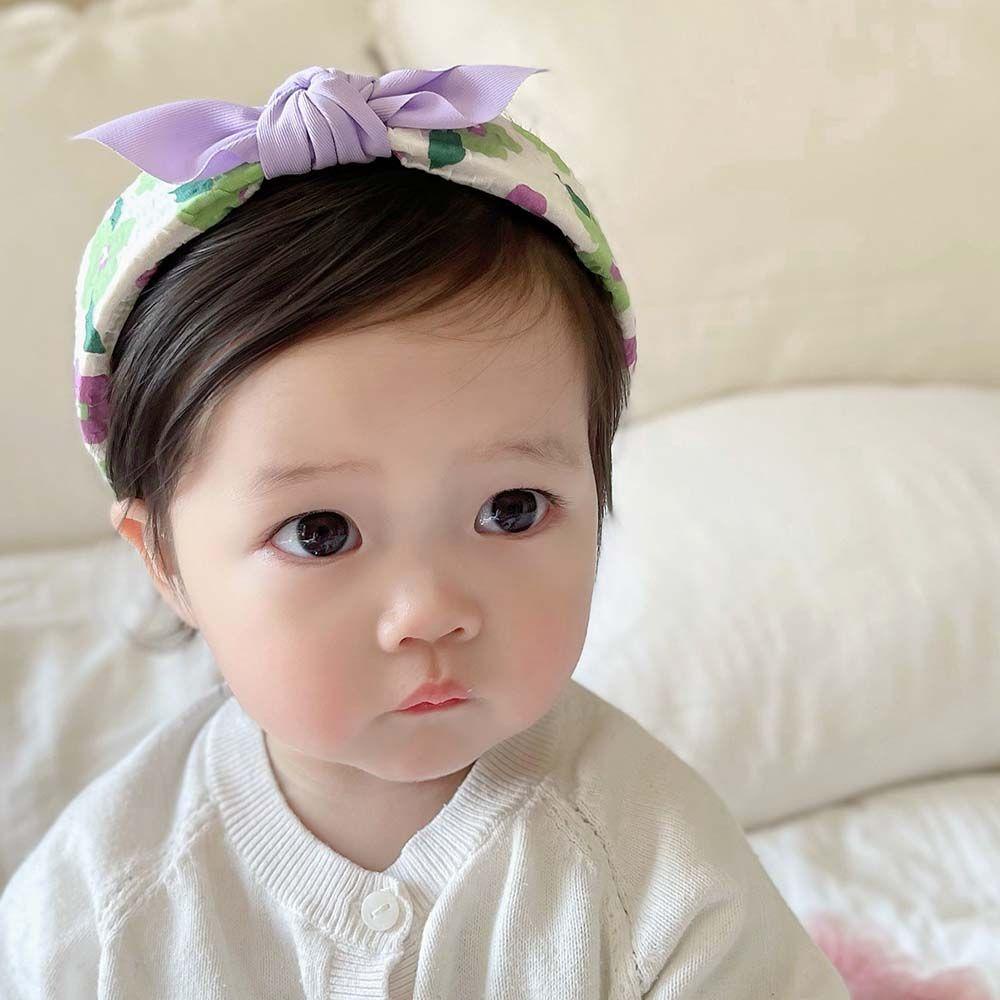 IVORY Băng Đô Nơ Dễ Thương Cho Bé Gái