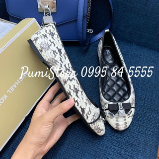 Giày Michael Kors Alice Ballet Natural Snake