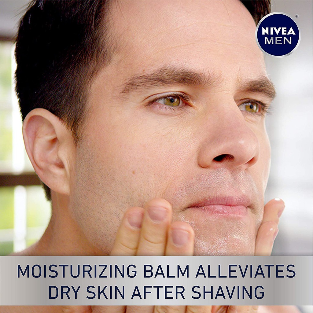 Dưỡng ẩm da nhạy cảm sau khi cạo râu cho nam NIVEA Men Sensitive Cooling Post Shave Balm 100ml (Mỹ)