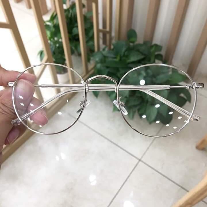 Gọng Kính Cận Kim Loại Siêu Nhẹ VENUS Dáng Mắt Tròn 9901 - Lắp Mắt Cận Theo Yêu Cầu