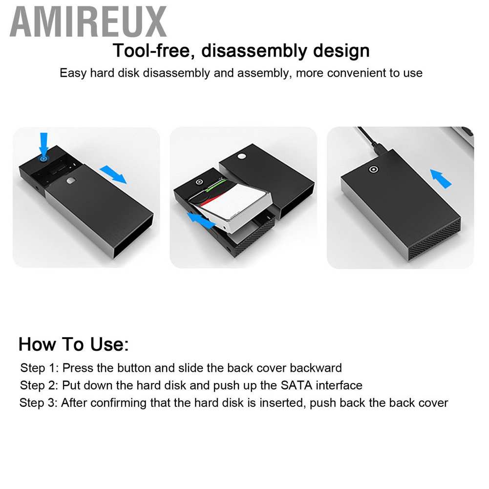 Hộp Đựng Ổ Cứng Di Động Hdd K3567U3S 100v 240v | BigBuy360 - bigbuy360.vn