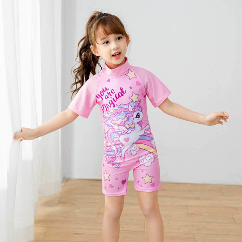 Đồ Bơi Một Mảnh In Chữ My Little Pony 12 Kiểu Cho Bé Gái