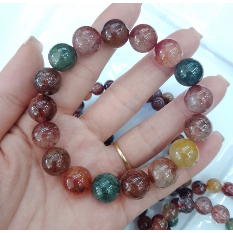 Vòng tay TA tóc tam tài may mắn có nhiều size bao kiểm định