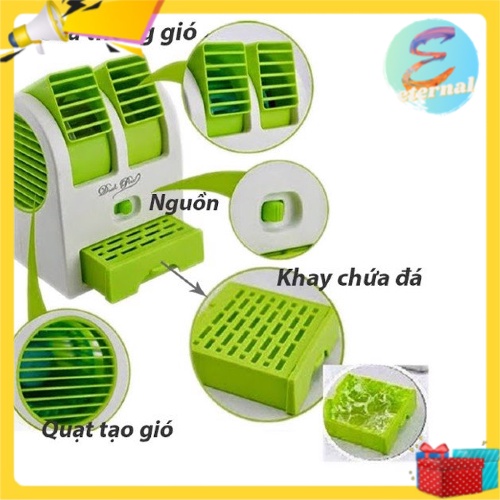Điều hòa mini 2 cửa - quạt đá 2 cửa