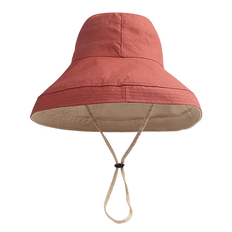 Nón Bucket Chống Tia Uv Vành Rộng Che Mặt Chống Tia Uv Phong Cách Hàn Quốc Thời Trang Mùa Hè Cho Nữ