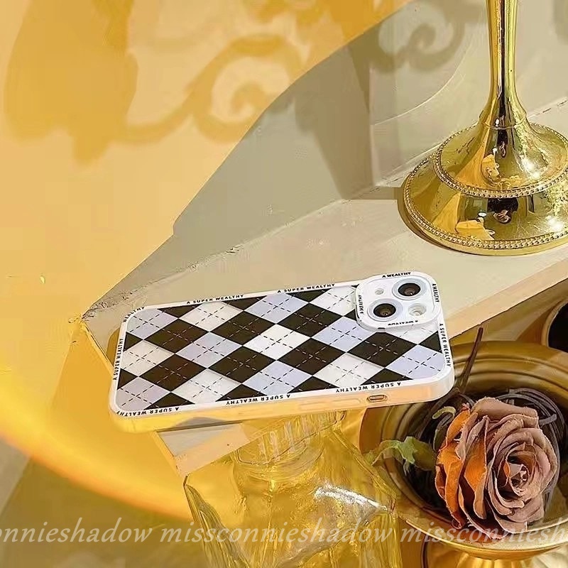 MissConnie Ốp Điện Thoại TPU Mềm Chống Sốc Trong Suốt Vân Kim Cương Cho iPhone 6 6s 7 8 Plus 11 13 12 Pro MAX X XR XS MAX SE 2020