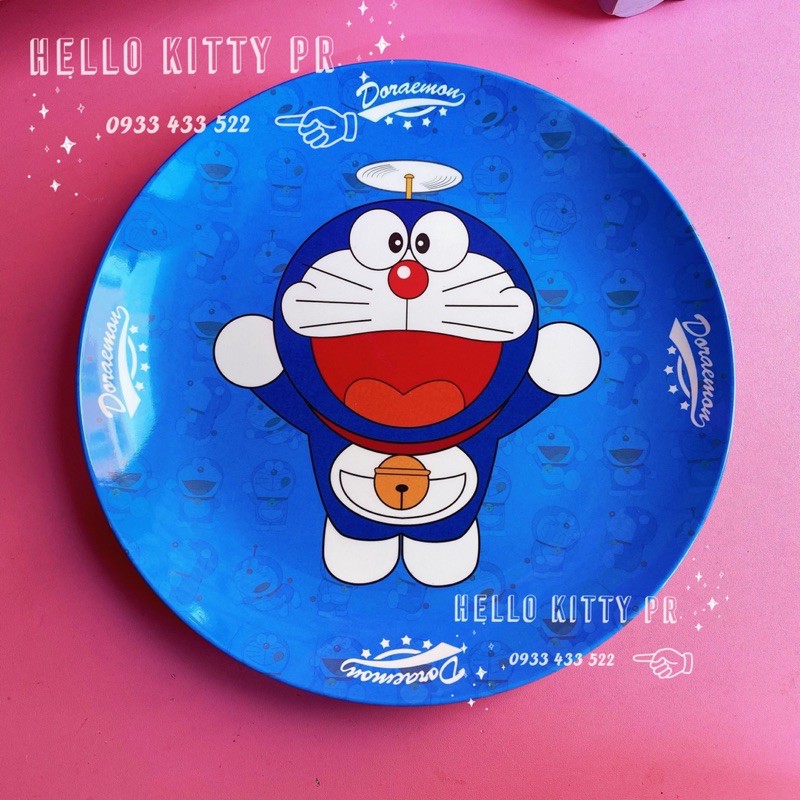 Dĩa tròn lớn Hello Kitty - Doremon Doraemon