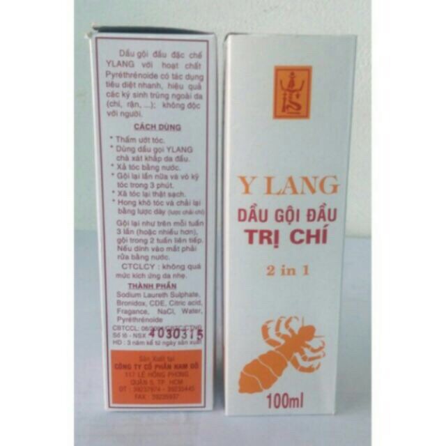 DẦU GỘI DIỆT CHÍ YLANG