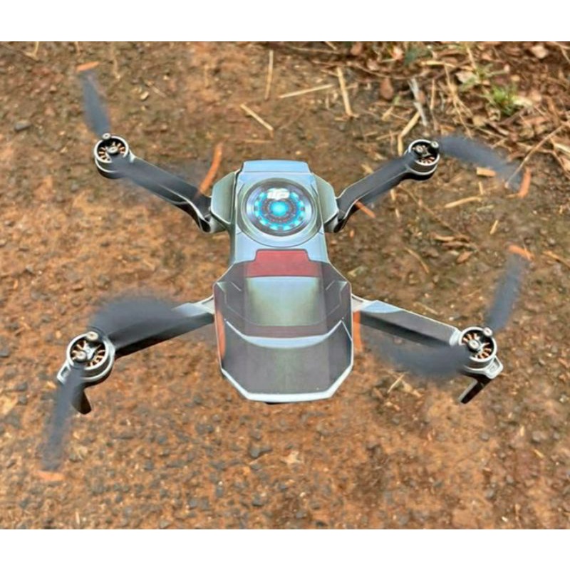 Skin Dán Trang Trí Mavic Mini 2 Iron Man - Dán Full Body Máy - Chuẩn Hình Không Phai Màu