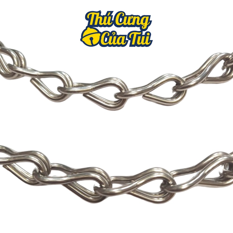 Dây Xích Inox Nhiều Size Cho Thú Cưng Chó Mèo - Thú Cưng Của Tui
