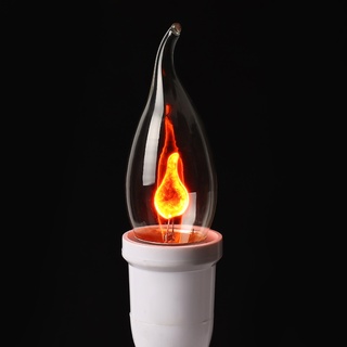 Bóng Đèn LED E14 E27 Hình Ngọn Lửa Phong Cách Cổ Điển