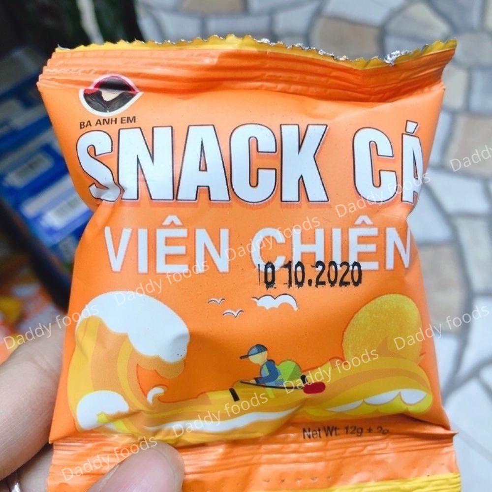 Combo 10 gói snack cá viên chiên gói 12g hàng mới date mới