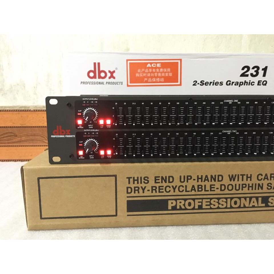 Lọc tiếng cao cấp DBX 231(Đen)-Lọc xì cho dàn âm thanh