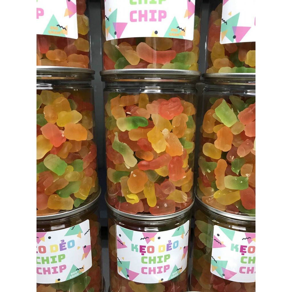 Kẹo Dẻo Chipchip Trái Cây 500 gram - Mèo Ăn Vặt