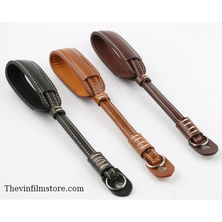 [Hình thật] DÂY ĐEO CỔ TAY MÁY ẢNH HANDSTRAP BẰNG DA THỜI TRANG