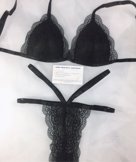 SET BRALETTE REN MÚT NGỰC QUẦN DÂY MARY HOUSE MR17 | BigBuy360 - bigbuy360.vn