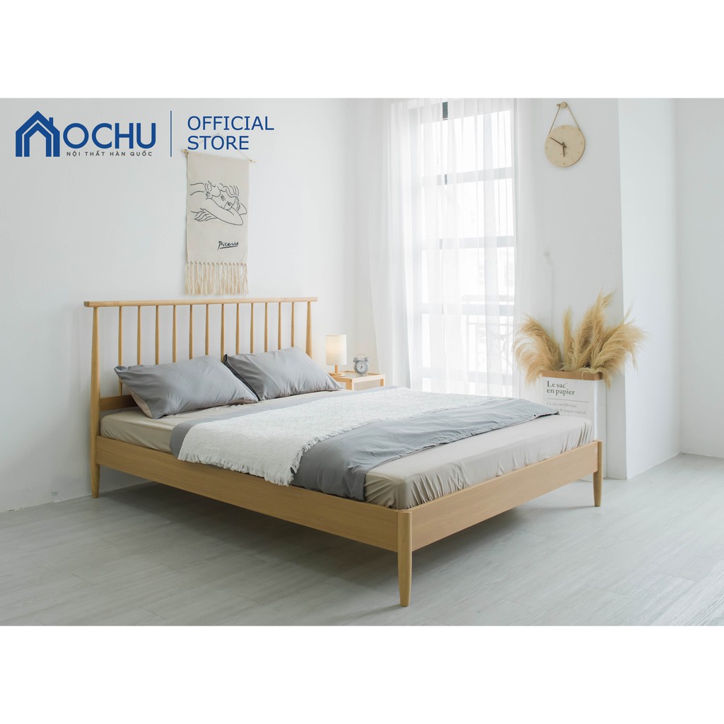 Giường Ngủ Gỗ Cao Su OCHU - Funky Bed - Natural