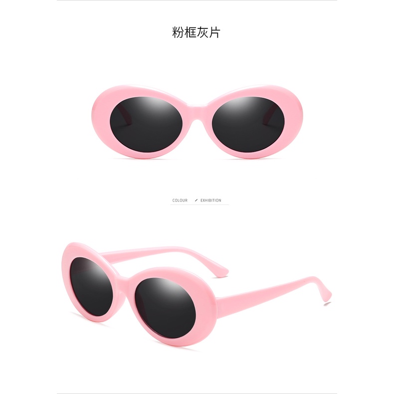 Kính Mát Gọng Oval Thời Trang Cho Nam Nữ