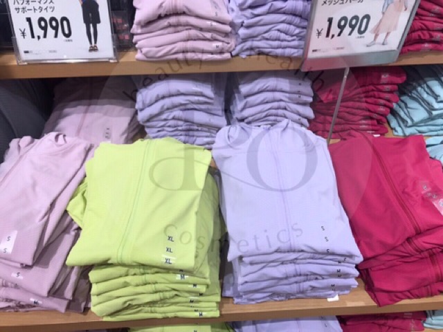 ÁO CHỐNG NẮNG THUN LẠNH NỮ UNIQLO AIRISM 2023 AUTH