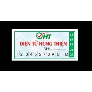 In tem vỡ bảo hành