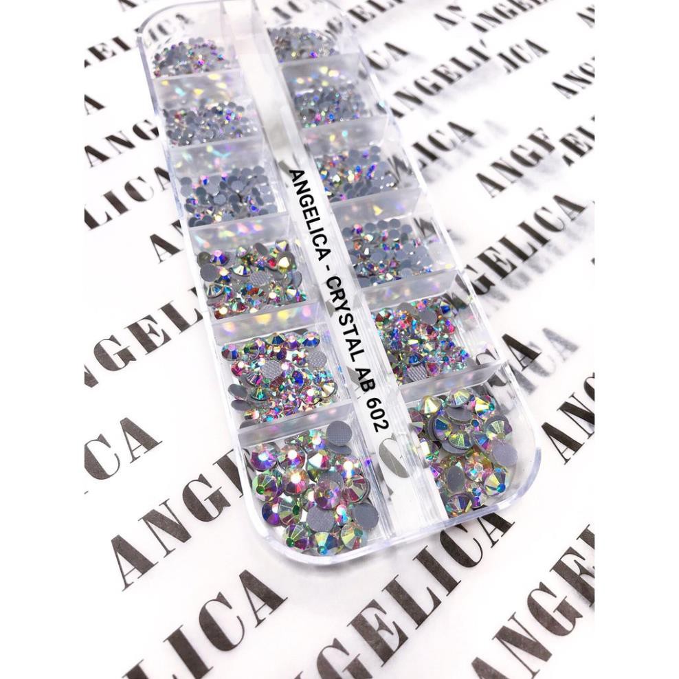 [ĐỒ NAIL] Đá chân lưới ANGELICA crystal 602