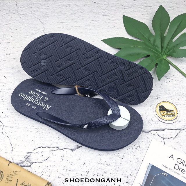 Dép kẹp nam hàng xuất khẩu - Tông hươu AF đi biển mềm êm