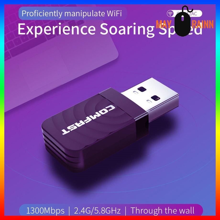 Usb Wifi 3.0 1300mbps Cho Pc Laptop Windows Xp / 7 / 8 / 8.1 / 10 | BigBuy360 - bigbuy360.vn