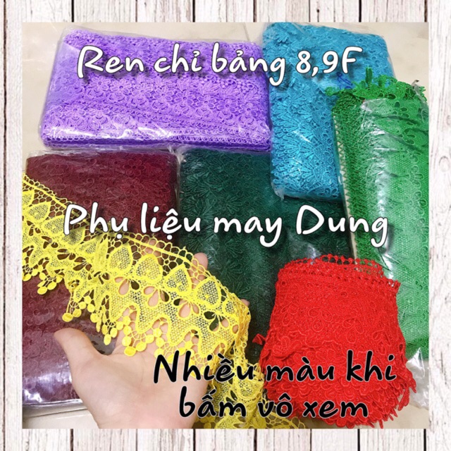 Ren chỉ bảng 8,9F nhiều màu