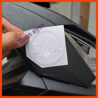 Tem sticker nhỏ dán xe máy nhiều mẫu (Logo STAR SR 125 đẹp)