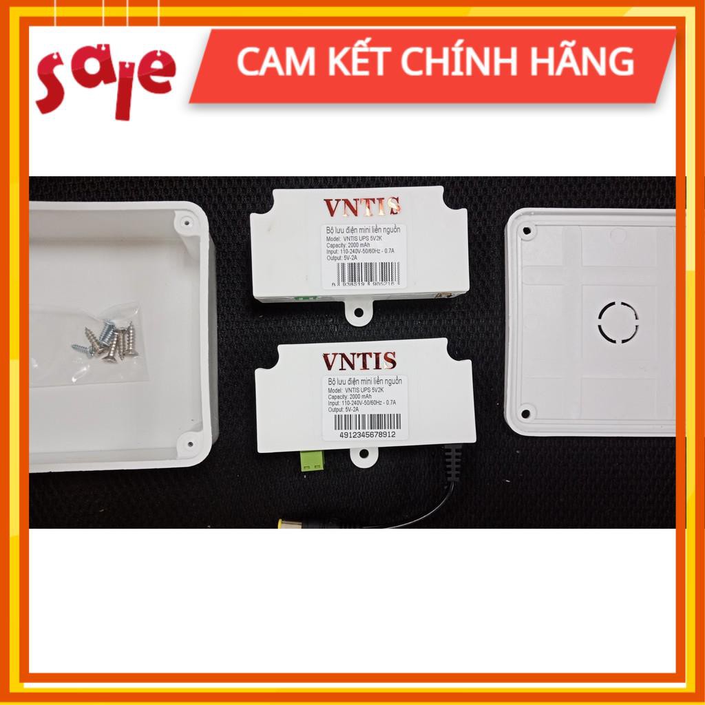 Bộ lưu điện liền nguồn cho camera wifi 5V2A,Lưu trữ 2h|bộ lưu điện kèm pin