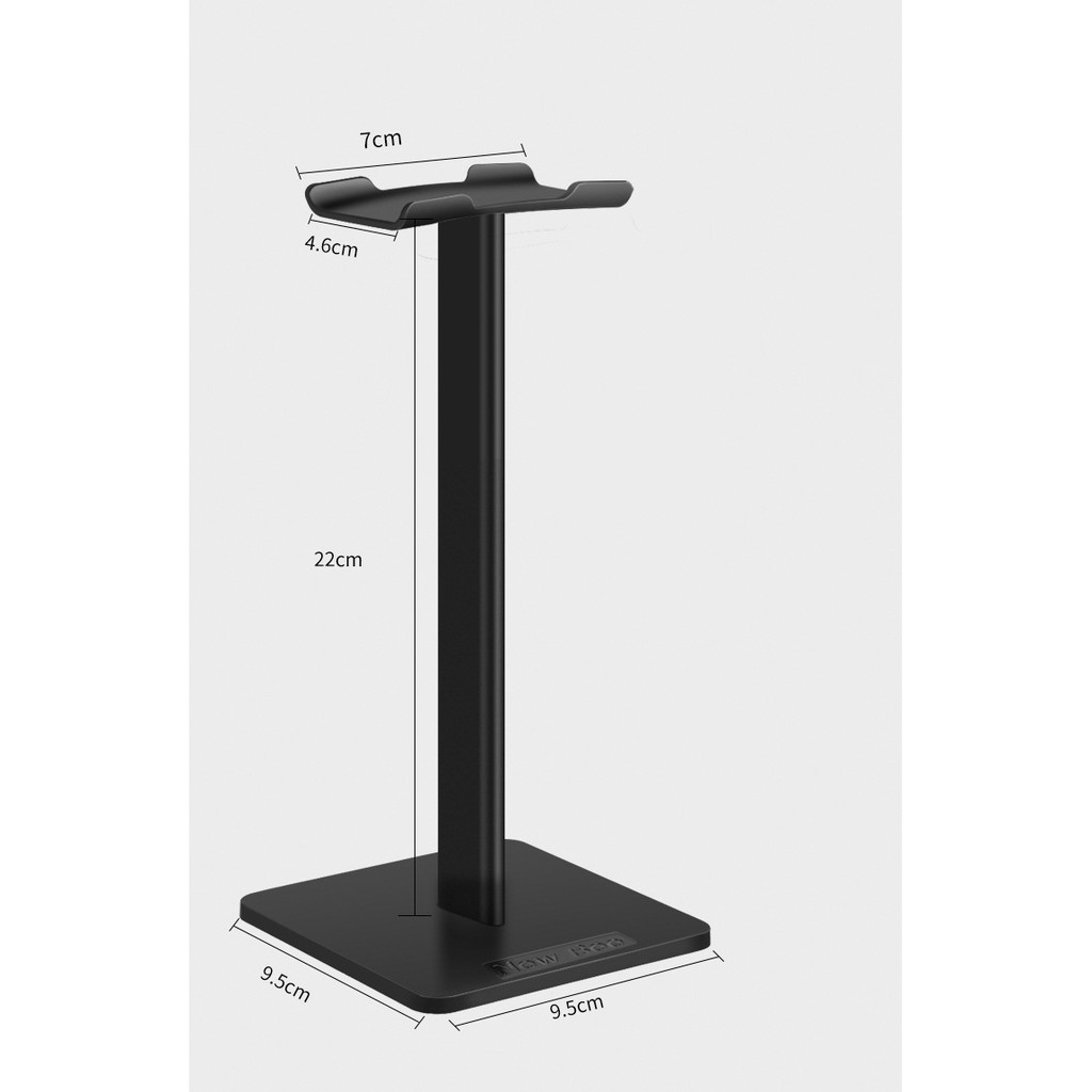 [Mã ELORDER5 giảm 10K đơn 20K] Headphone Stand - Giá treo kiêm giá đỡ tai nghe thân nhôm New Bee